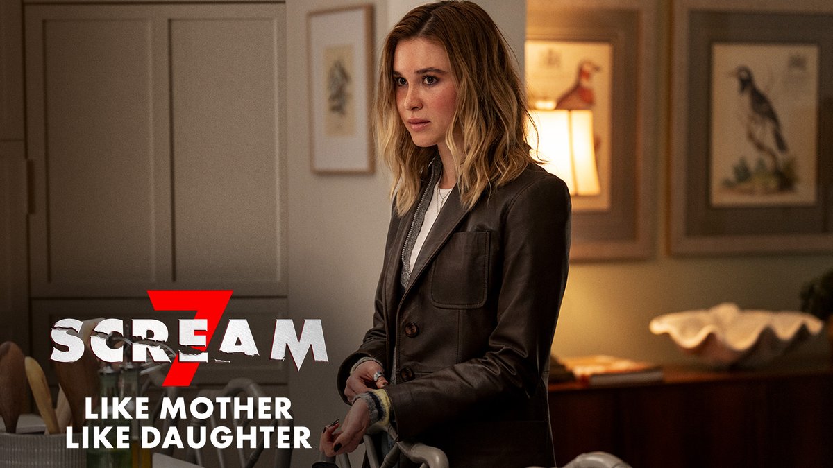 Meet Tatum Evans, the daughter of Sidney Prescott. Isabel May plays Tatum in #Scream7.