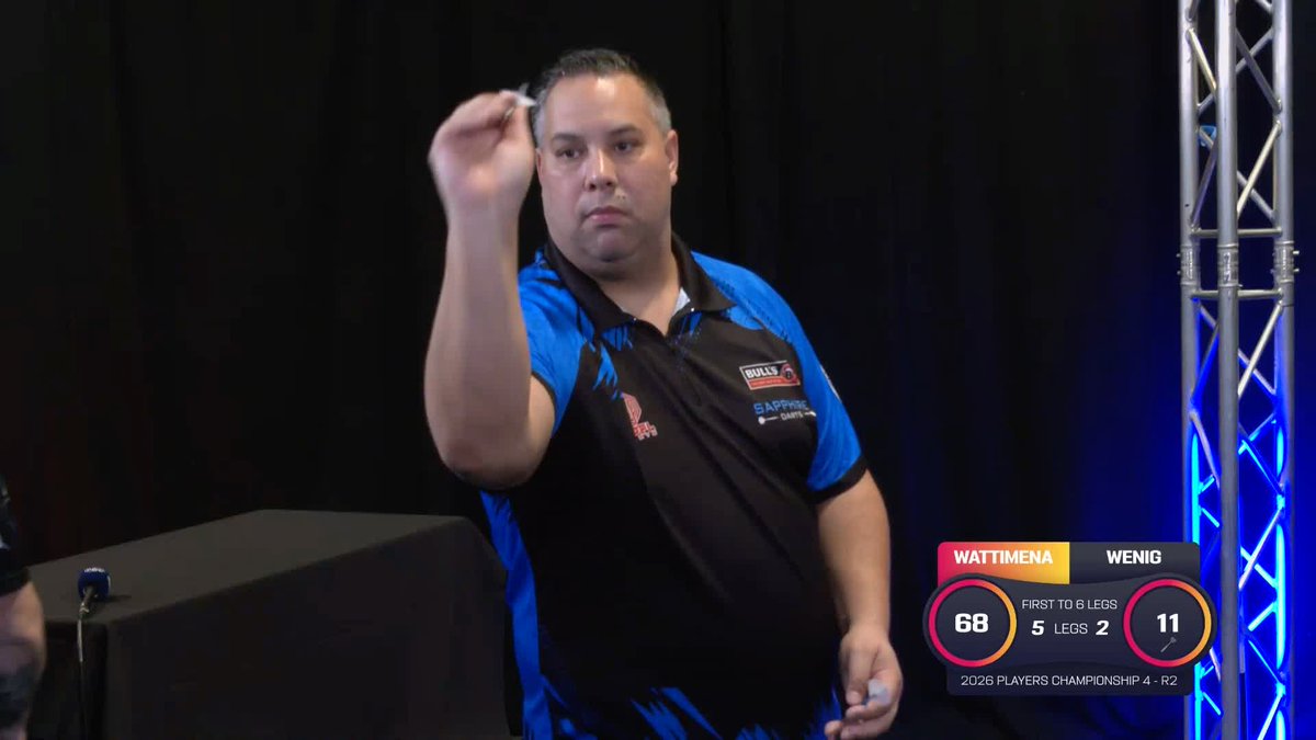 WATTIMENA WALLOPS WENIG! Jermaine Wattimena defeats Lukas Wenig 6-2 in a high-quality contest, with the Dutchman taking out 60% of his outer-ring attempts! 📺 #PC4