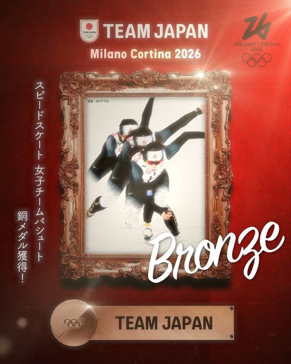 โโโโ ๐ฏ๐ต โโโโ ๐ฅ ๐ฝ๐๐๐๐๐ ๐๐๐ฟ๐ผ๐ ๐ฅ โโโโโโโโโโ #MilanoCortina2026 ในใใผใในใฑใผใ ๅฅณๅญใใผใ ใใทใฅใผใ ้
ใกใใซ็ฒๅพ๏ผโจ ๅ
ฌ็่ฒกๅฃๆณไบบๆฅๆฌในใฑใผใ้ฃ็ Japan Skating Federation #TEAMJAPAN #ใจใใซไธๆญฉ่ธใฟๅบใๅๆฐใ