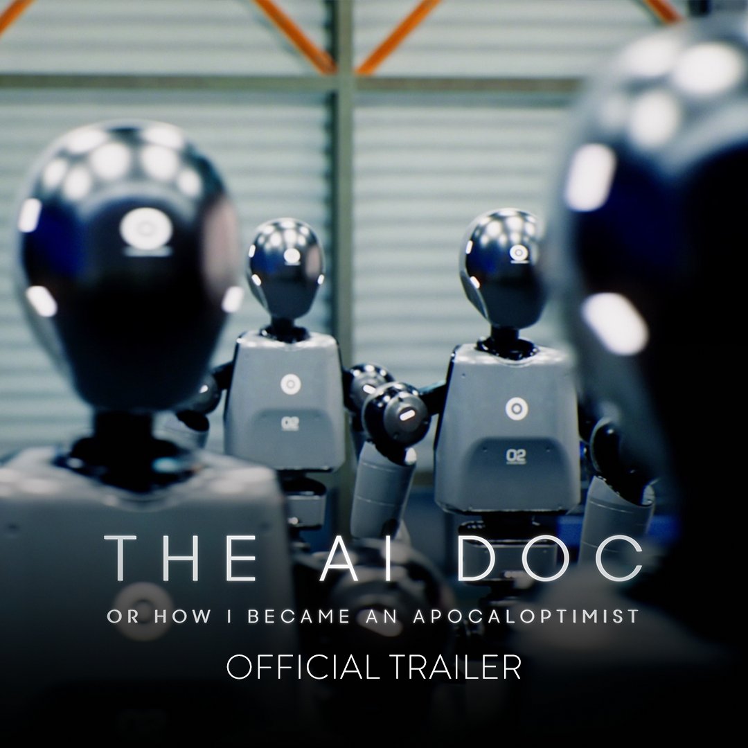 "The most urgent film of our time." THE AI DOC: OR HOW I BECAME AN APOCALOPTIMIST is only in theaters March 27. Watch the trailer now.