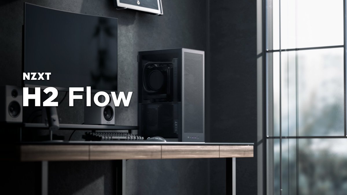 Introducing the new NZXT H2 Flow Mini-ITX airflow case! Mighty View. Mini Case: