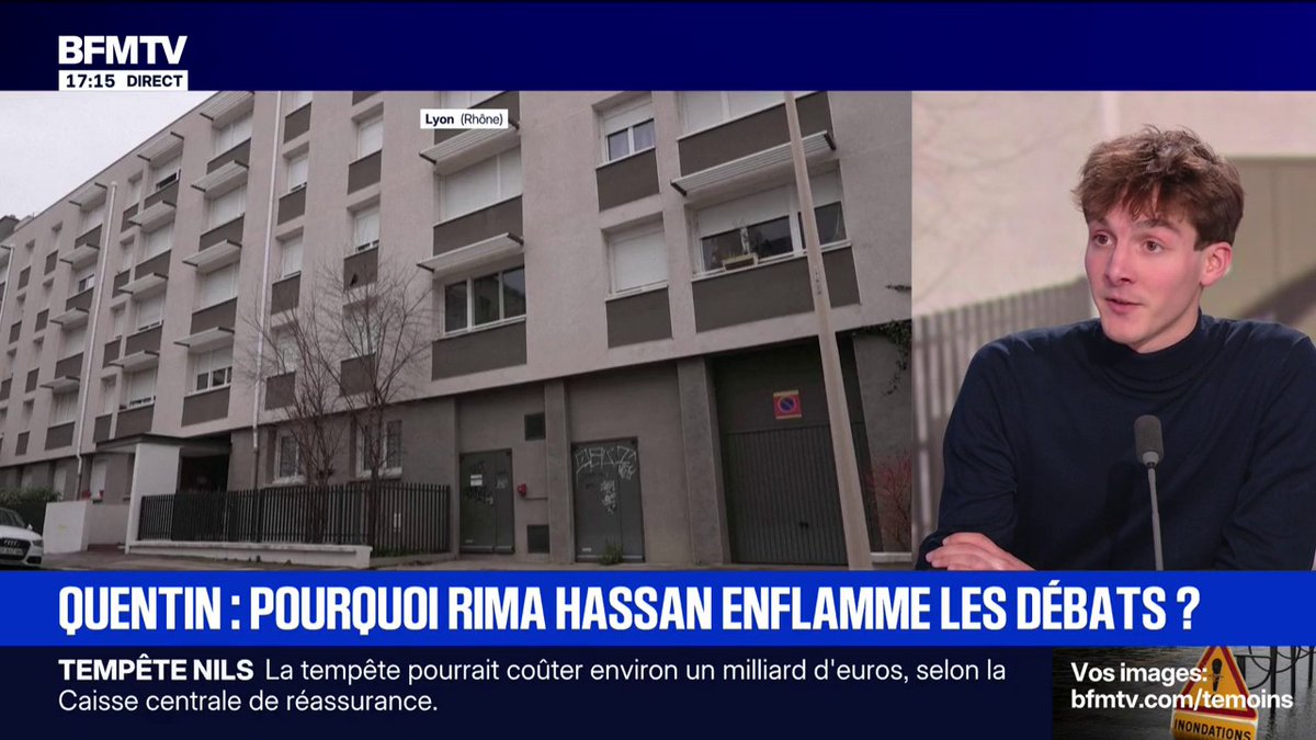 🔴 Mort de Quentin à Lyon ➡️ "Il n'est pas tolérable d'inviter des personnalités comme Rima Hassan au sein de notre université", dénonce Maxime Loth, étudiant à Sciences Po
