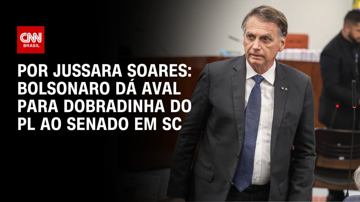 Por Jussara Soares: Bolsonaro dá aval para dobradinha do PL ao Senado em SC; assista #BastidoresCNN