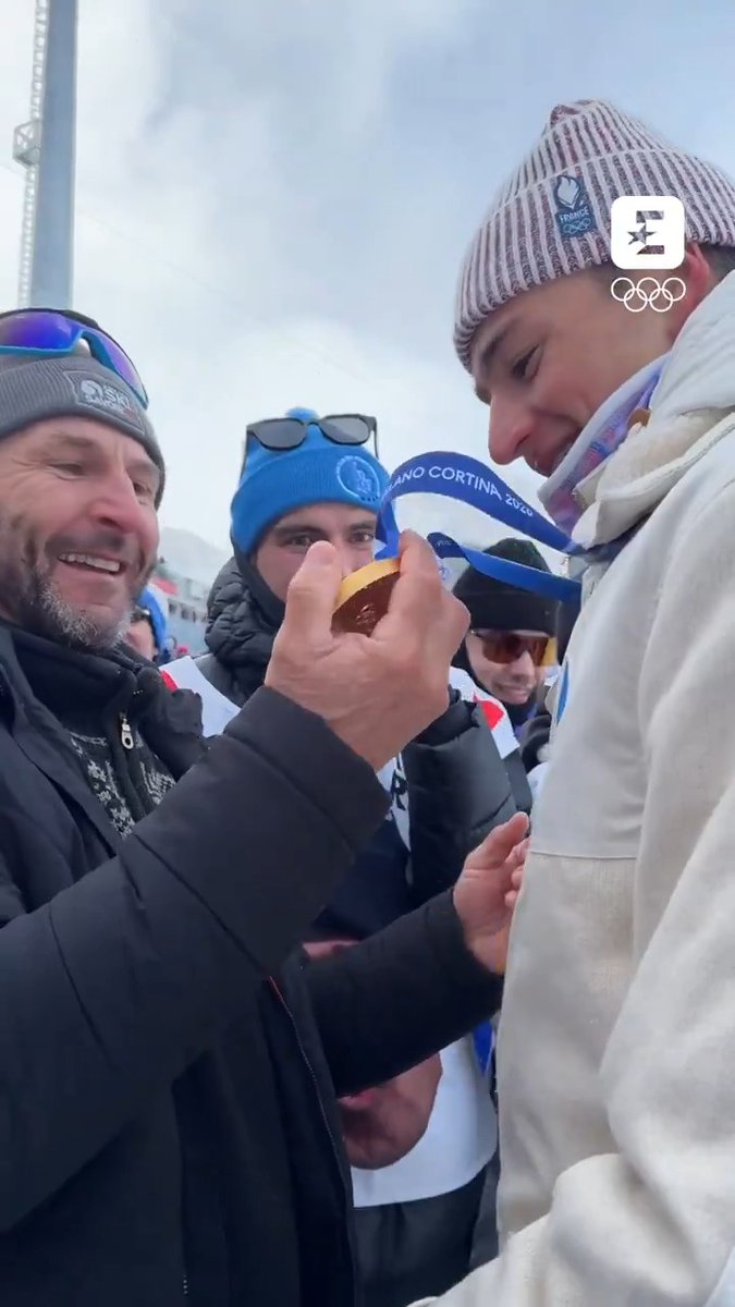 Eric Perrot, la fierté des siens 🥹 #MilanoCortina2026