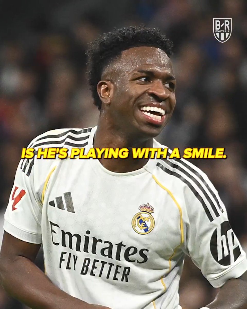 Vini Jr. is looking happy again—that's very good news for Real Madrid, and very bad news for everyone else ⚡️ (w/ Kam #8🏁, Lyés)