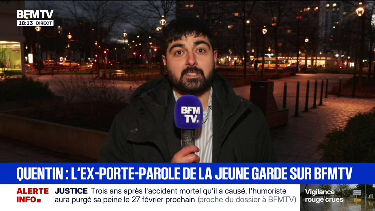 🔴 Jeune Garde Antifasciste mise en cause dans la mort de Quentin à Lyon ➡️ L'ancien porte-parole de l'organisation s'exprime sur BFMTV