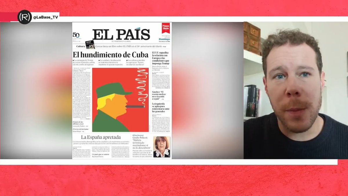 📰🤔🇨🇺 La infamia de El País contra Cuba y a favor de Trump Manu Levin 👇🏽 📺 LA BASE |