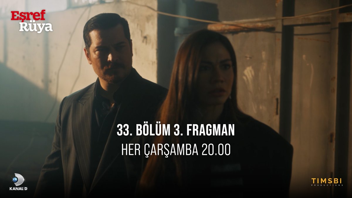 “Aşk senin gözünü kör etmiş Eşref!” #EşrefRüya yeni bölümüyle yarın akşam 20.00’de #KanalD’de, tv yayınından hemen sonra ise Amazon Prime’da sizlerle. @kanald TİMSBİ Productions