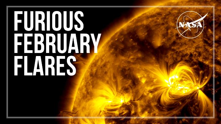 In early February 2026, the Sun unleashed a torrent of back-to-back solar flares. One specific active region on the Sun was responsible for over 50 of them! Here’s a close up from NASA’s Solar Dynamics Observatory.👇 🤩