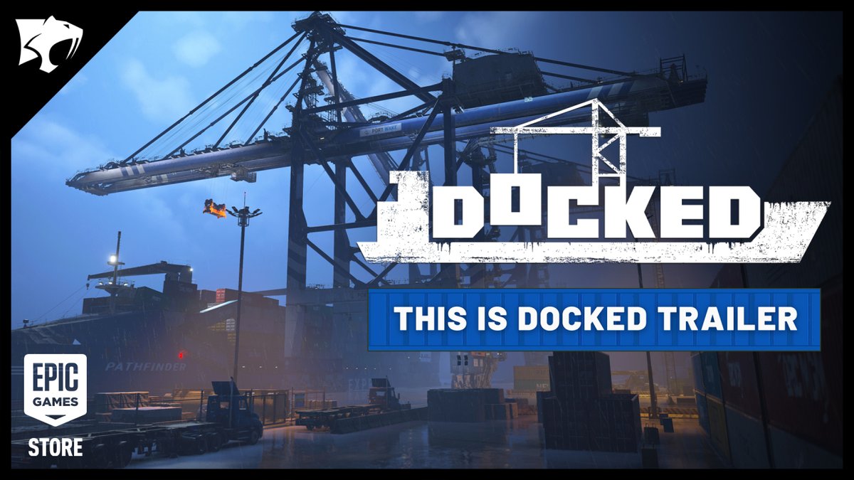 Everything that passes through the dock has a story… even the heavy machinery. Your job? Bringing Port Wake back to life, one container at a time. 🏗️🚛 Pre-purchase Docked today! Saber Interactive