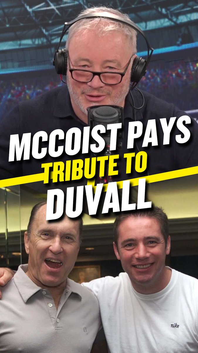 Ally McCoist Pays Tribute To Robert Duvall as he tells Brilliant Story About Co-Starring in his Film 🙏