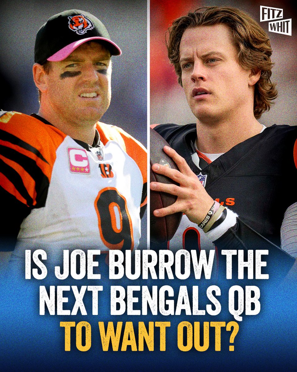 Is Joe Burrow the next QB to leave the Cincinnati Bengals? Andrew Whitworth breaks down the similarities to his time with Carson Palmer.