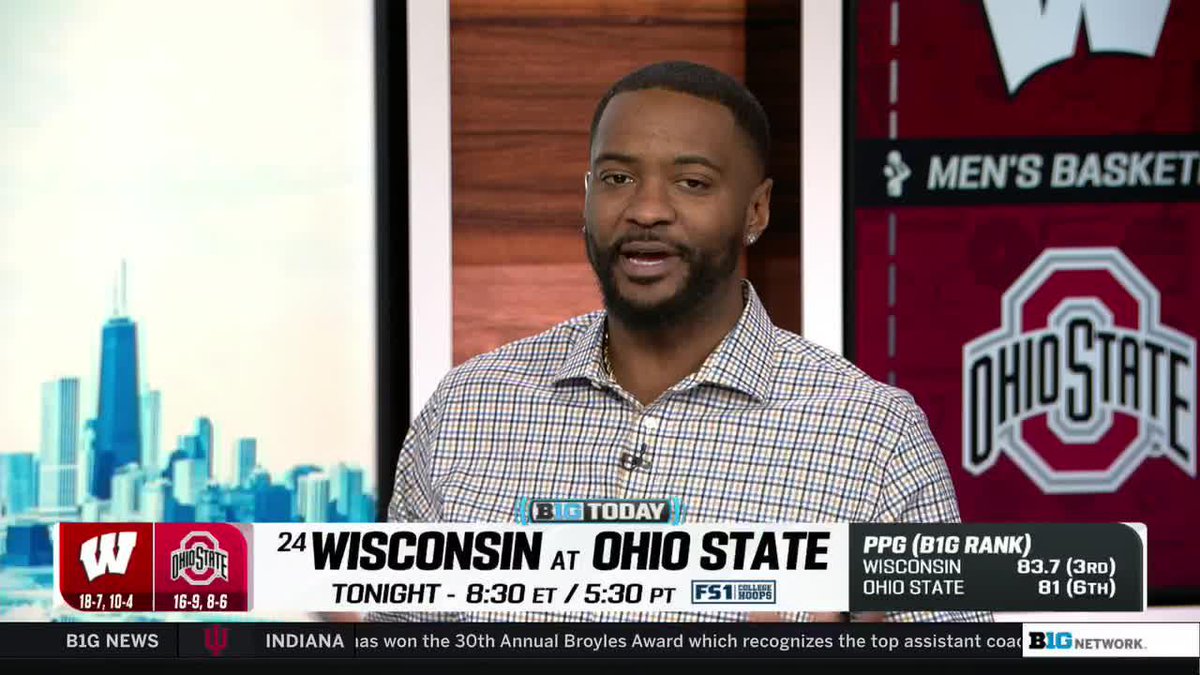 "I'm driving the Wisconsin bus! I'm head of the Badgers for the Big Ten Network!" 🗣️ Rapheal Davis is all in on No. 24 Wisconsin Basketball 💪 #B1GToday