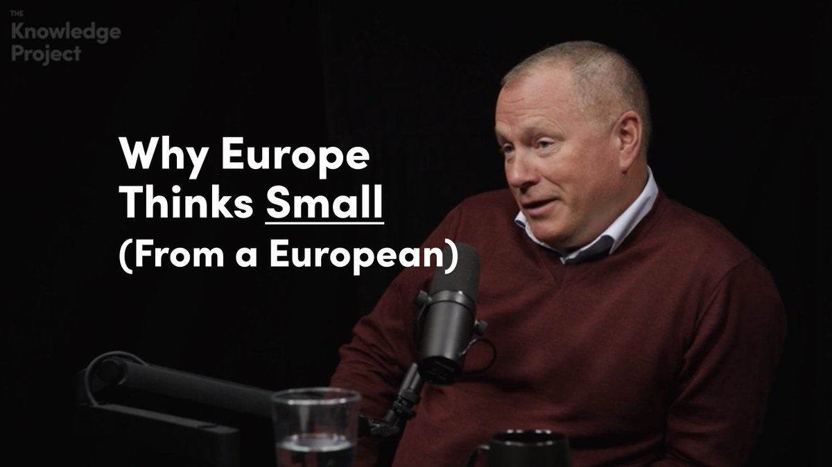 Nicolai Tangen manages Norway’s $2 trillion sovereign wealth fund, the largest in the world. They own shares in 9,000 companies and the fund is 25% of Norway’s national budget. When asked about the difference between American and European ambition, his answer was surprising: