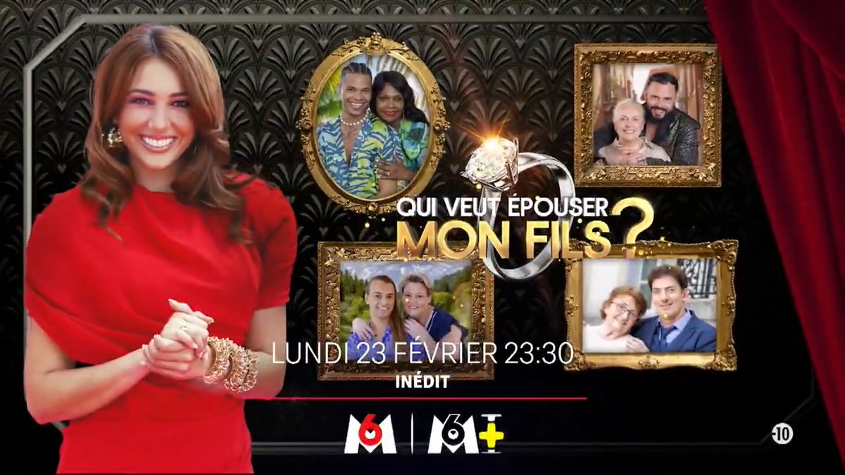 L'émission culte est de retour ! 💍 "Qui veut épouser mon fils ?", présenté par Delphine Wespiser, tous les lundis à 23:30 dès le 23 février sur M6 et M6+ #QVEMF