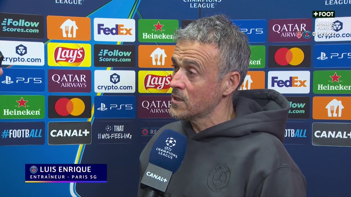 "Ousmane ? Il va jouer, bien sûr" 😶 La réponse brève, mais claire, de Luis Enrique sur la présence d'Ousmane Dembélé face à Monaco 👀 #UCL