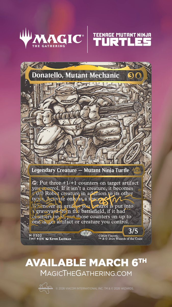 These new #MTGxTMNT card reveals are oozing with awesome!