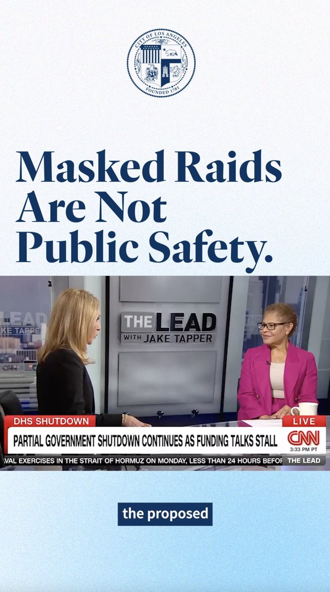 It’s outrageous that federal agents hide behind masks while racially profiling hardworking Angelenos. It’s cowardly and it must end — and so must the presence of ICE in Los Angeles.
