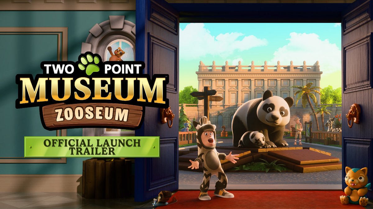 Care for your very own sanctuary of whimsical and wonderful wildlife creatures in Two Point Museum: Zooseum 🐼 Now available on Nintendo Switch 2! 🌟