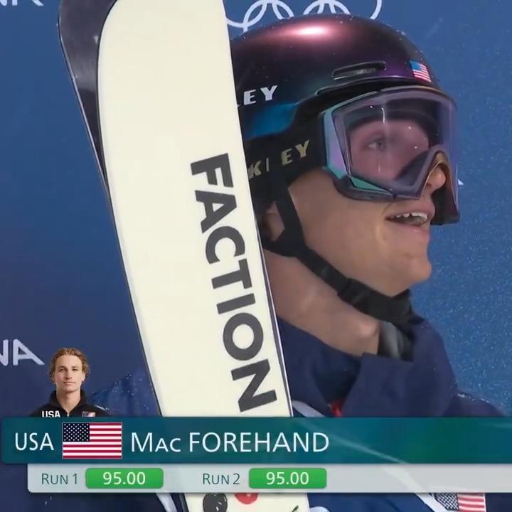 Trick never been done before. Norwegian judge…Silver.