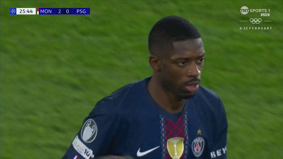 Dembele forced off through injury after 26 minutes 🚑 TNT Sports & discovery+ UK