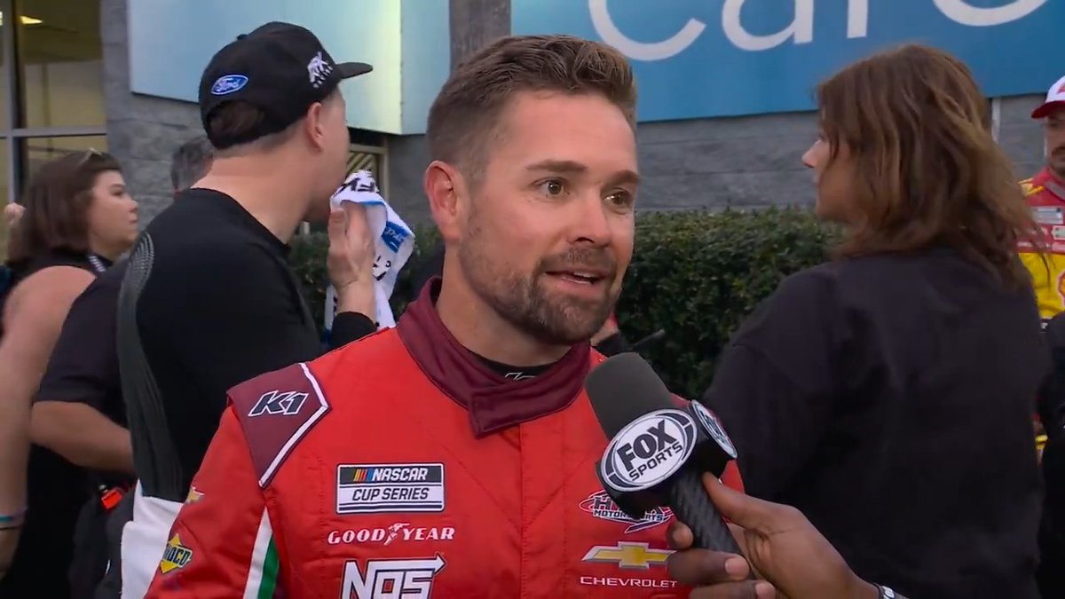 "Close to another Daytona 500. Bittersweet, but good momentum. We'll go to Atlanta and try to get one."- Ricky Ricky Stenhouse Jr. talks with Josh Sims after a P.2 finish in the season opener