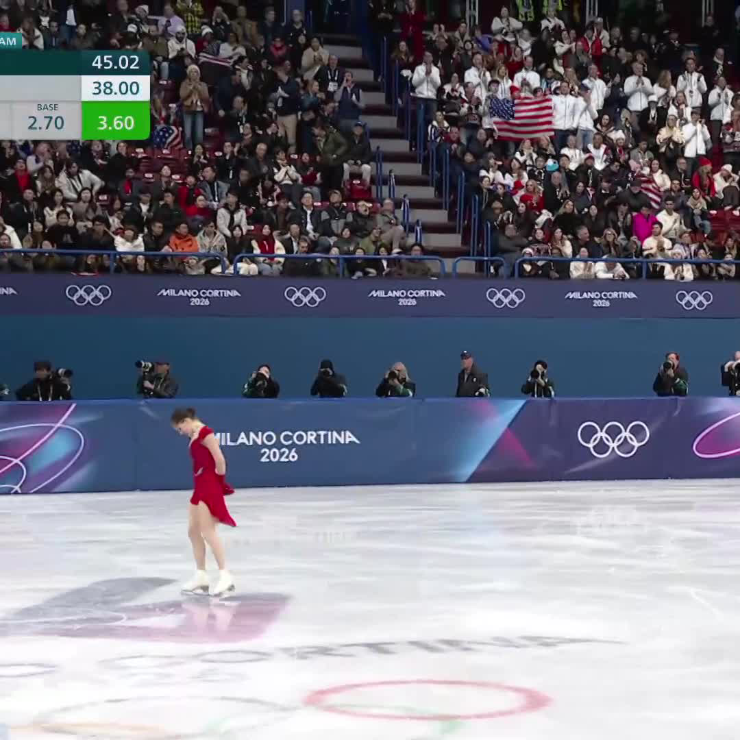 A beautiful short program from Isabeau Levito in her Olympic debut!