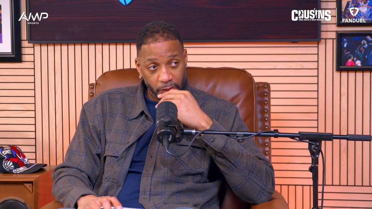 Tracy McGrady on his pick for Defensive Player of the Year: “I’m going with Scottie Barnes.” (via Cousins with Vince Carter & Tracy McGrady)