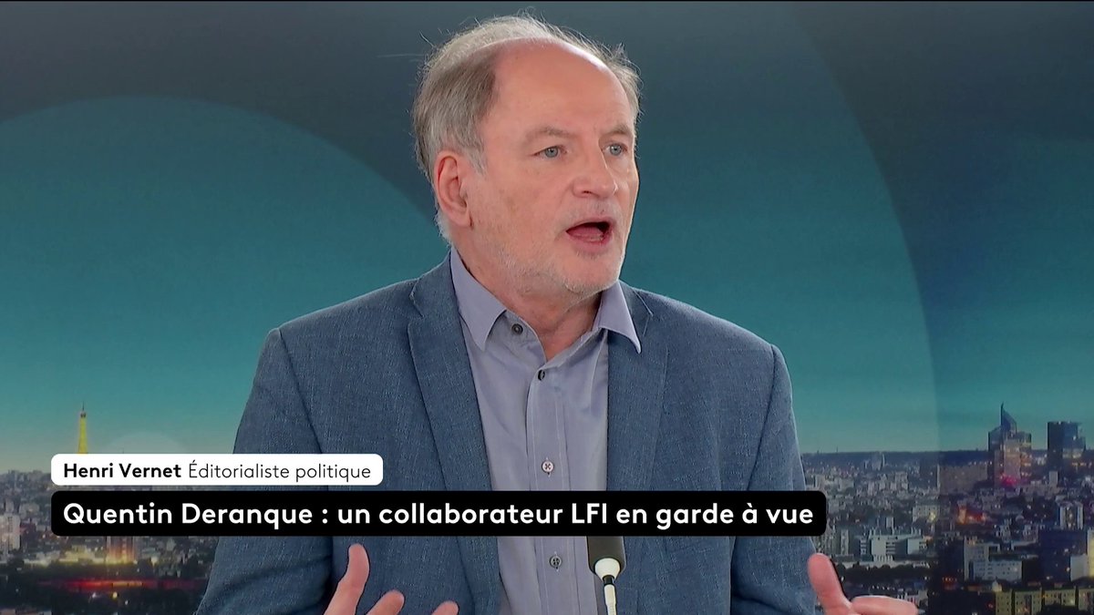 🔴 🗣️ Agression mortelle de Quentin Deranque : "Jamais Jean-Luc Mélenchon, en tout cas dans ce qu'on a entendu, ni d'ailleurs LFI dans son ensemble, n'a appelé à des actes violents", rappelle l'éditorialiste politique Henri VERNET. Loïc de La Mornais #SurLeTerrain #Canal16
