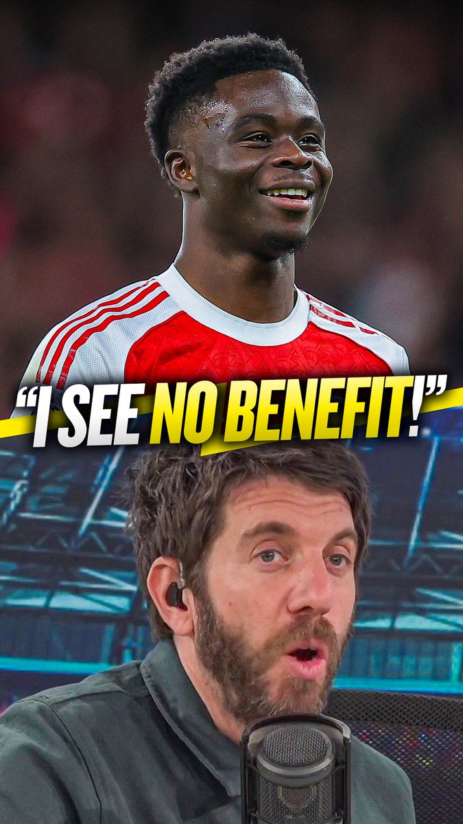 🤦♂️ "Why sign it now, I just don't get it!" 👀 "He holds all the cards, I see no benefit!" Andy Goldstein can't understand why Bukayo Saka signed his new Arsenal contract before the end of the season