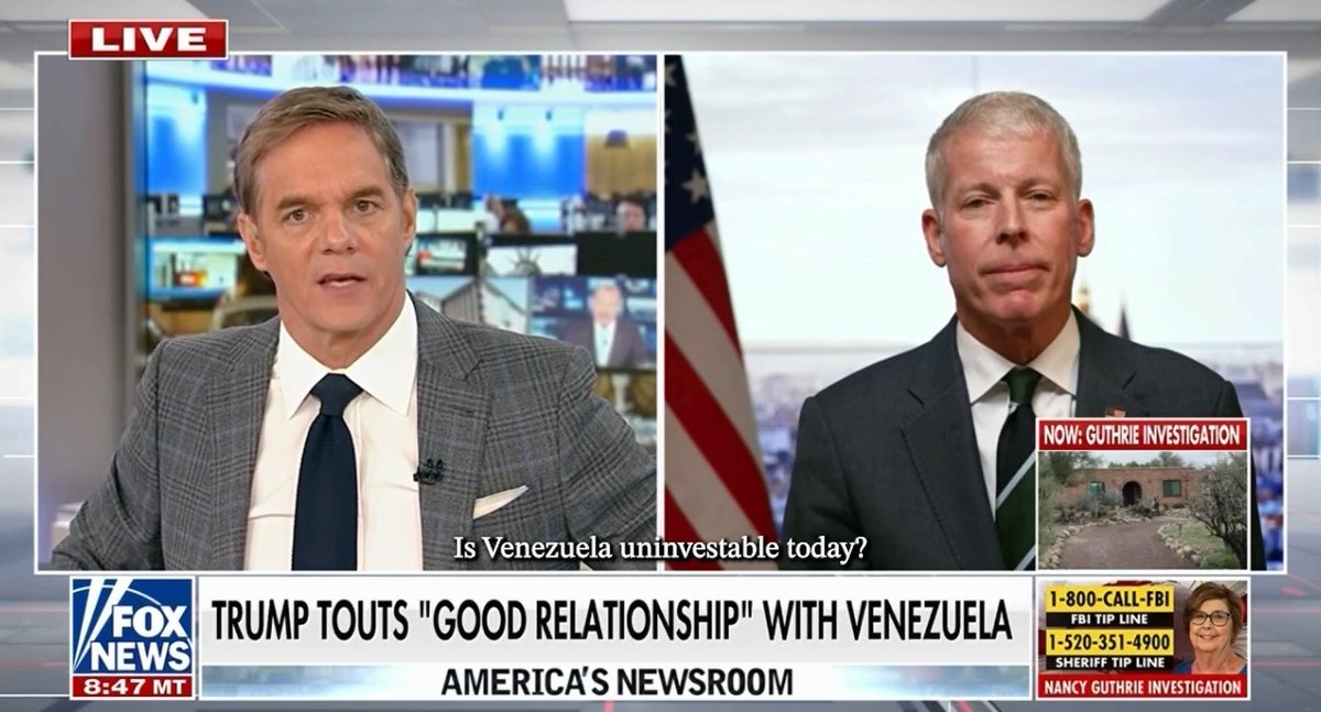 With President Trump’s leadership, new investments are flooding in with the potential to transform the Venezuelan economy, the United States and the entire hemisphere.