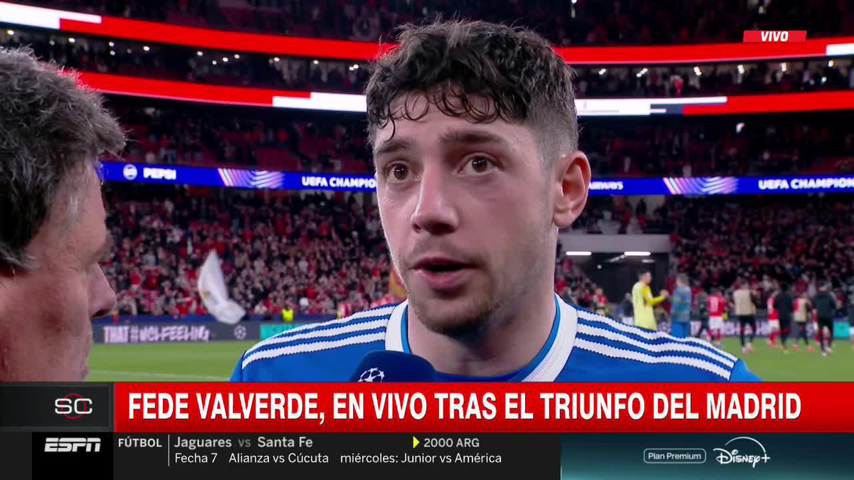 "SEGÚN TODOS LOS COMPAÑEROS, LE HA DICHO ALGO FEO...", el testimonio de Fede Valverde sobre lo sucedido entre Vini Jr. y Prestianni. 📺 Toda la #UCL por #DisneyPlus Plan Premium
