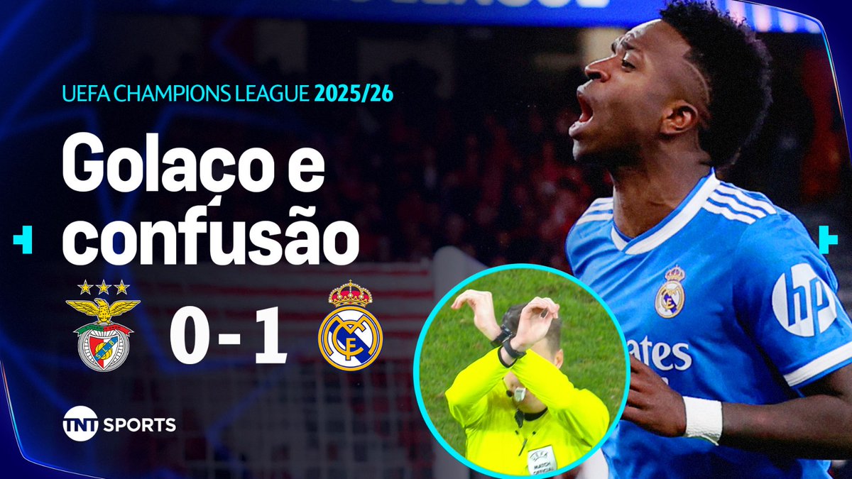 O VINI JR. RESOLVEU COM UM GOLAÇO ABSURDO EM UMA PARTIDA MARCADA POR CONFUSÃO! O craque brasileiro fez o gol da vitória sobre o Benfica, no Estádio da Luz, pela ida dos playoffs do mata-mata. O jogo foi paralisado com o protocolo antirracista. Vem ver os melhores momentos!