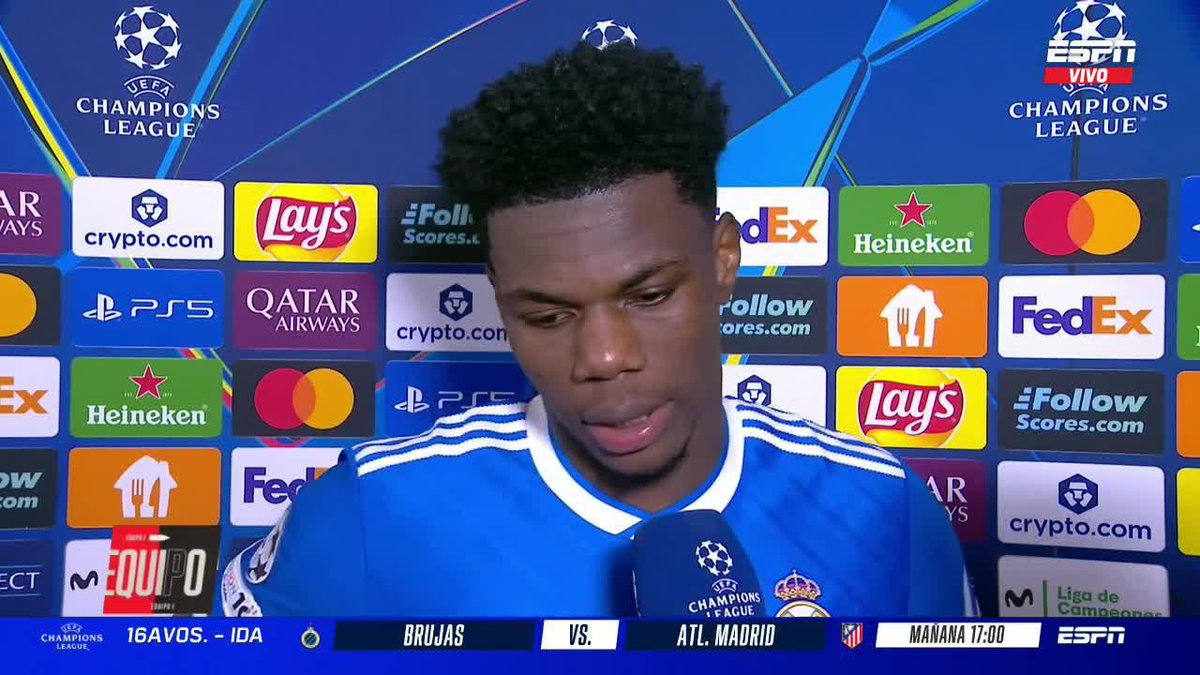 "Vini nos dijo que el chico (Prestianni) lo llamó 'MONO'. Luego, Prestianni ha dicho que en realidad dijo 'MARICÓN'. Decidimos seguir jugando por el equipo, pero eso NO PUEDE PASAR". Aurélien Tchouaméni sobre el cruce Vinicius-Prestianni. 🗣️‼️