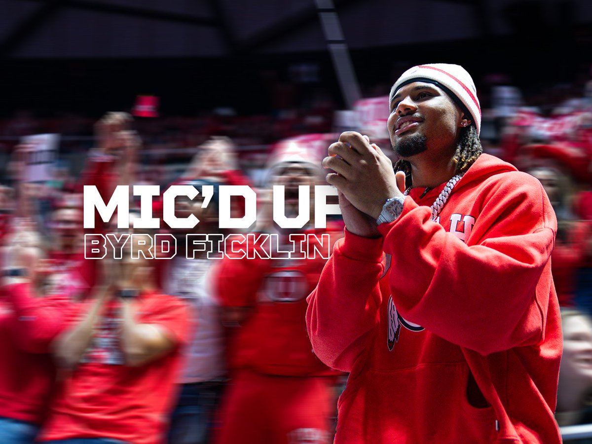 𝐌𝐢𝐜'𝐝 𝐔𝐩🎙️: Byrd Ficklin at Utah Gymnastics vs BYU Jamarian “Byrd” Ficklin x Utah Athletics