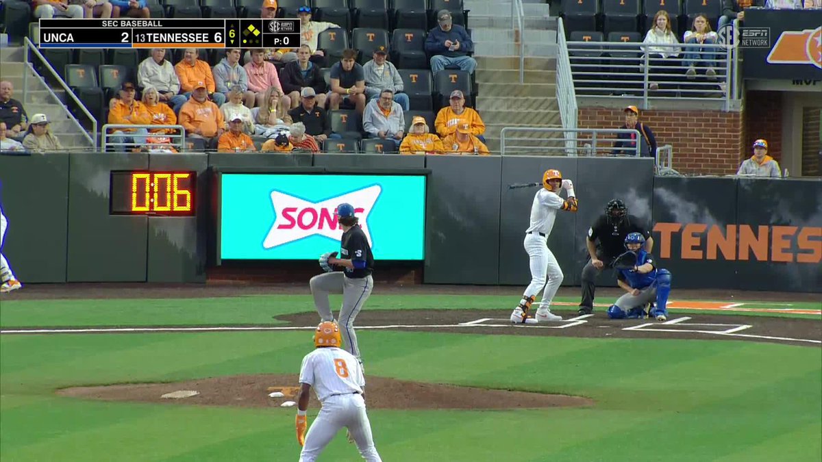 That'll play‼️ #NCAABaseball x 🎥 SECN+ / Tennessee Baseball