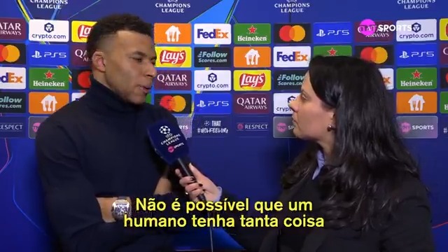 ENTREVISTA MUITO FORTE DE MBAPPÉ! Em papo exclusivo com a Tati Mantovani, o craque francês explicou o que aconteceu com Vini Jr. no Estádio da Luz, citando até as falas racistas que Gianluca Prestianni, do Benfica, disse em direção ao brasileiro do Real Madrid.