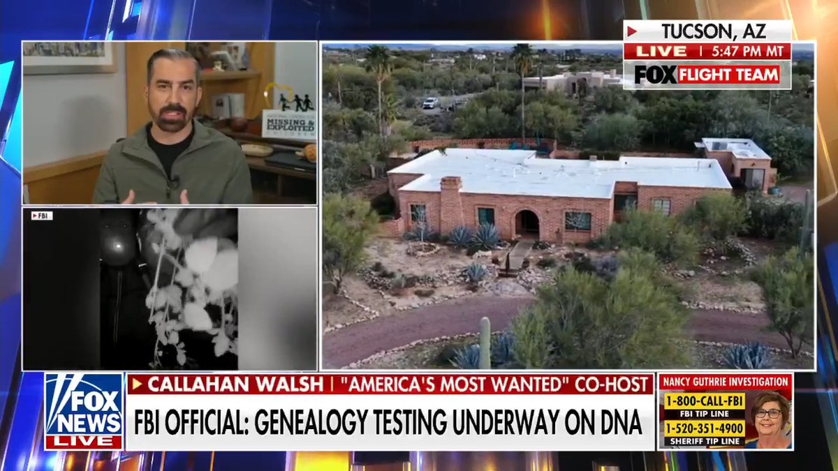 🚨 “WITHOUT A HIT IN CODIS, FBI HAVE TO EXPAND THE SEARCH.” Callahan Walsh: “Thousands have put their DNA into private databases. Let’s hope there’s a hit.”