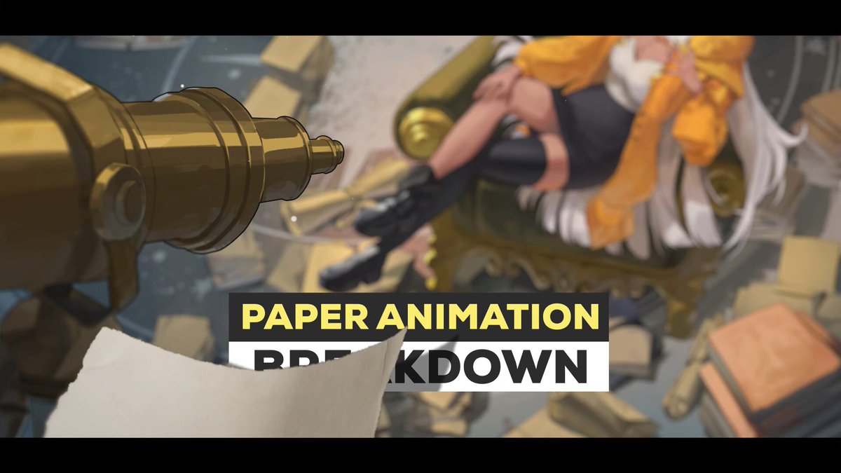 Here’s how I animated the flying paper in my recent commission📜 #AfterEffects #MotionGraphics