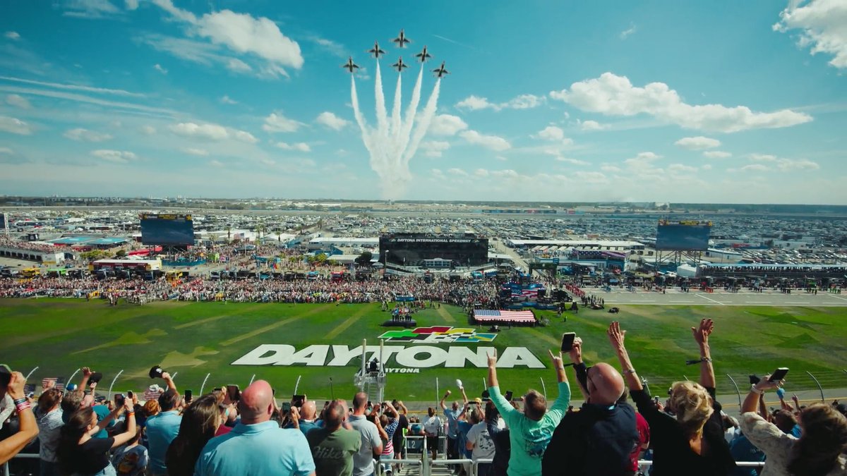 The #DAYTONA500 delivered one loud Hell Yeah.