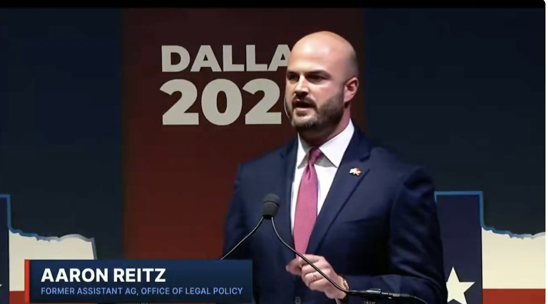 Watch Aaron Reitz’s opening statement from tonight’s Texas Attorney General Republican Primary Debate