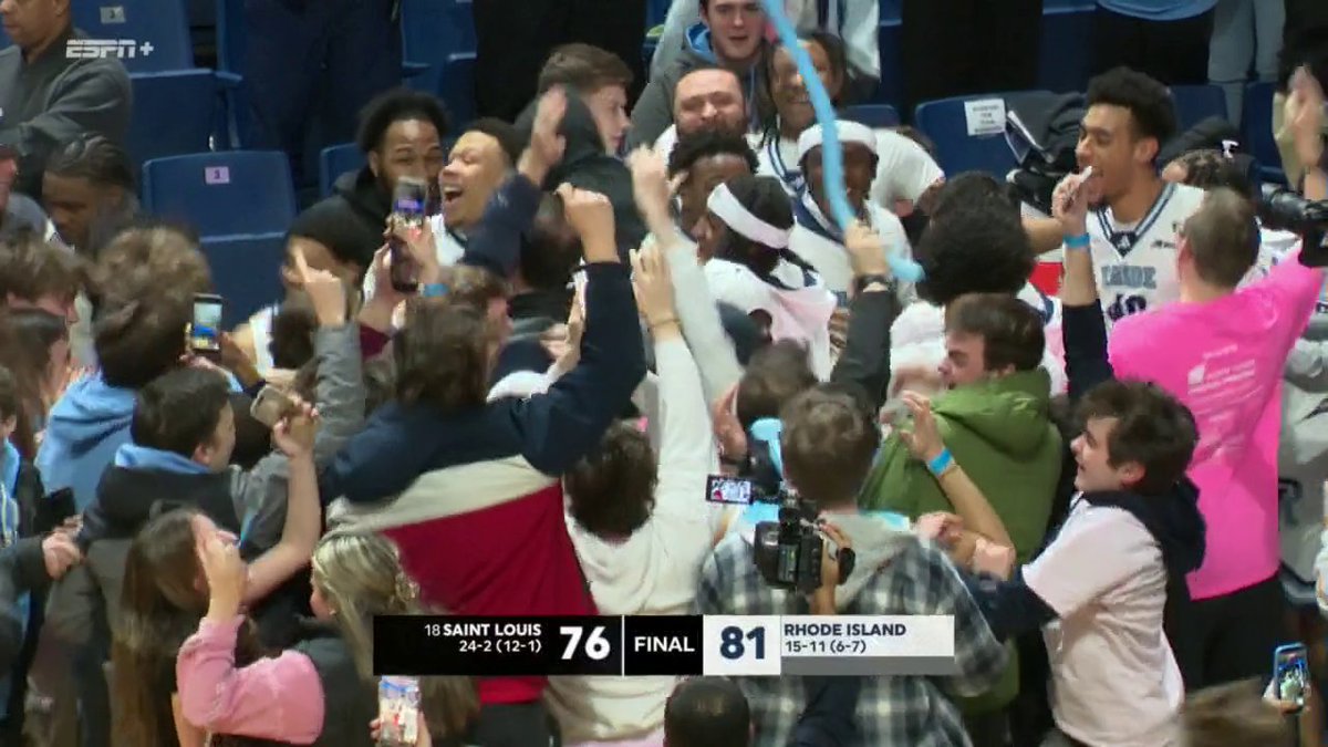 RHODE ISLAND HANDS NO. 18 SAINT LOUIS ITS FIRST LOSS IN A-10 PLAY‼️