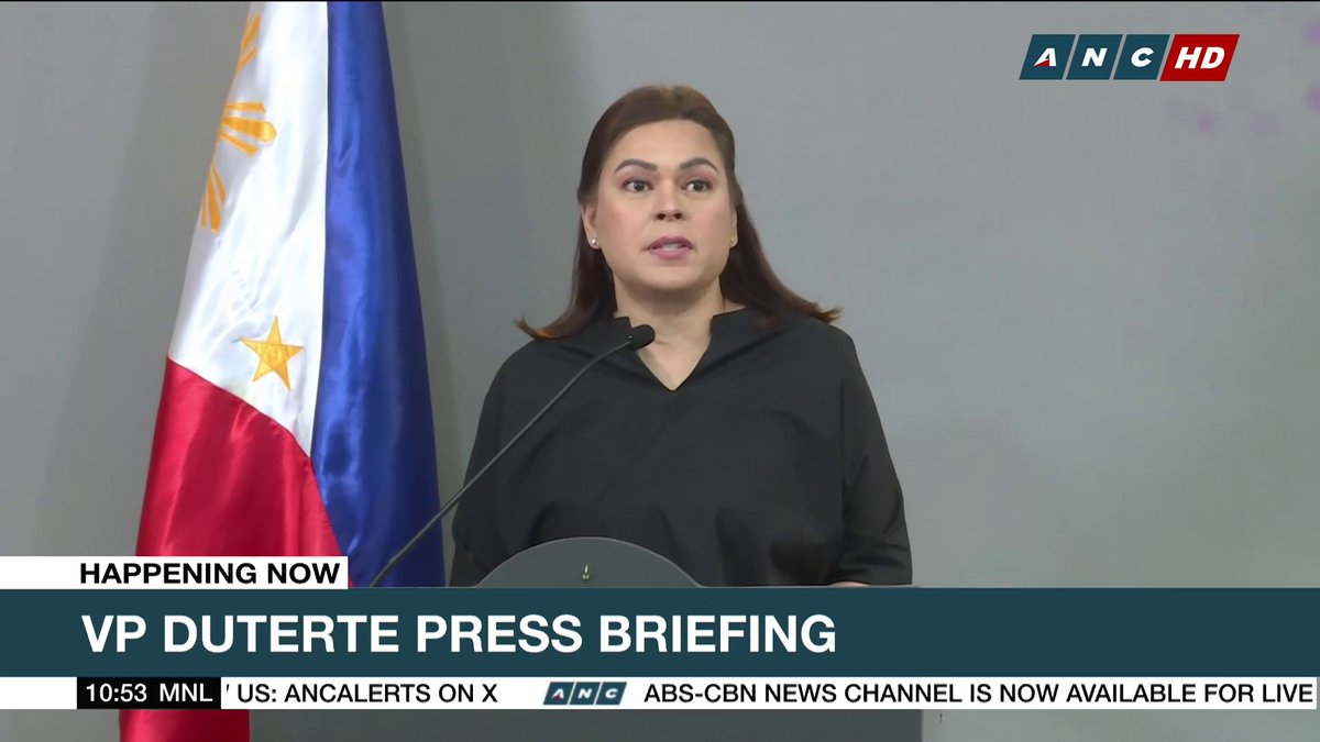 BREAKING: Vice President Sara Duterte announces her intention to run for president in #Halalan2028. Before this, she asks forgiveness for her role in the election of her 2022 running mate, President Ferdinand Marcos, Jr.