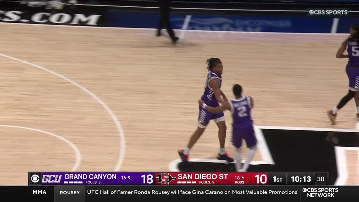 BEHIND THE BACK DUNK?!?! Jaden Henley really just did that... Grand Canyon Men’s Basketball