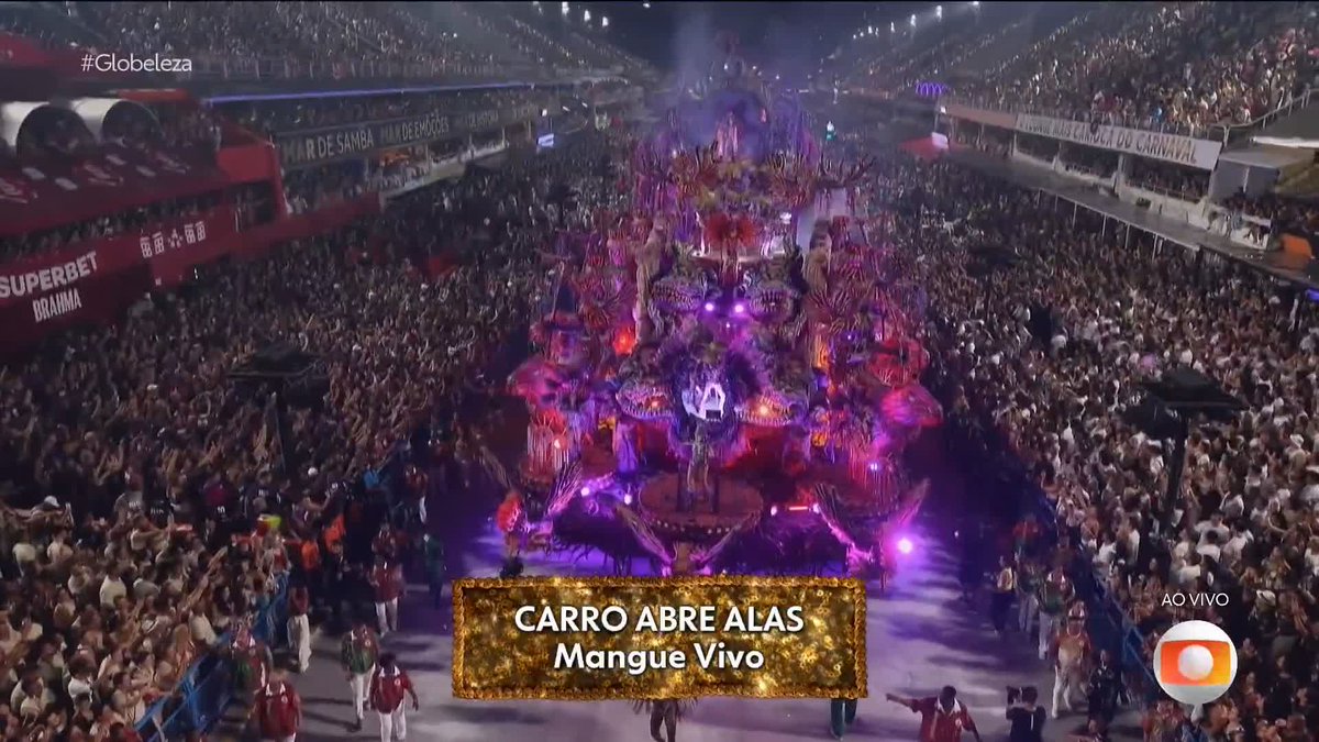 Confira o abre-alas da Grande Rio. #Globeleza