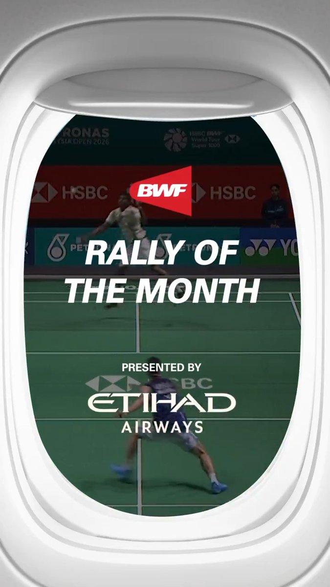 This unbelievable save by Lee Zii Jia 🇲🇾 is the @Etihad #RallyOfTheMonth for January! 👏✈️ #Etihad