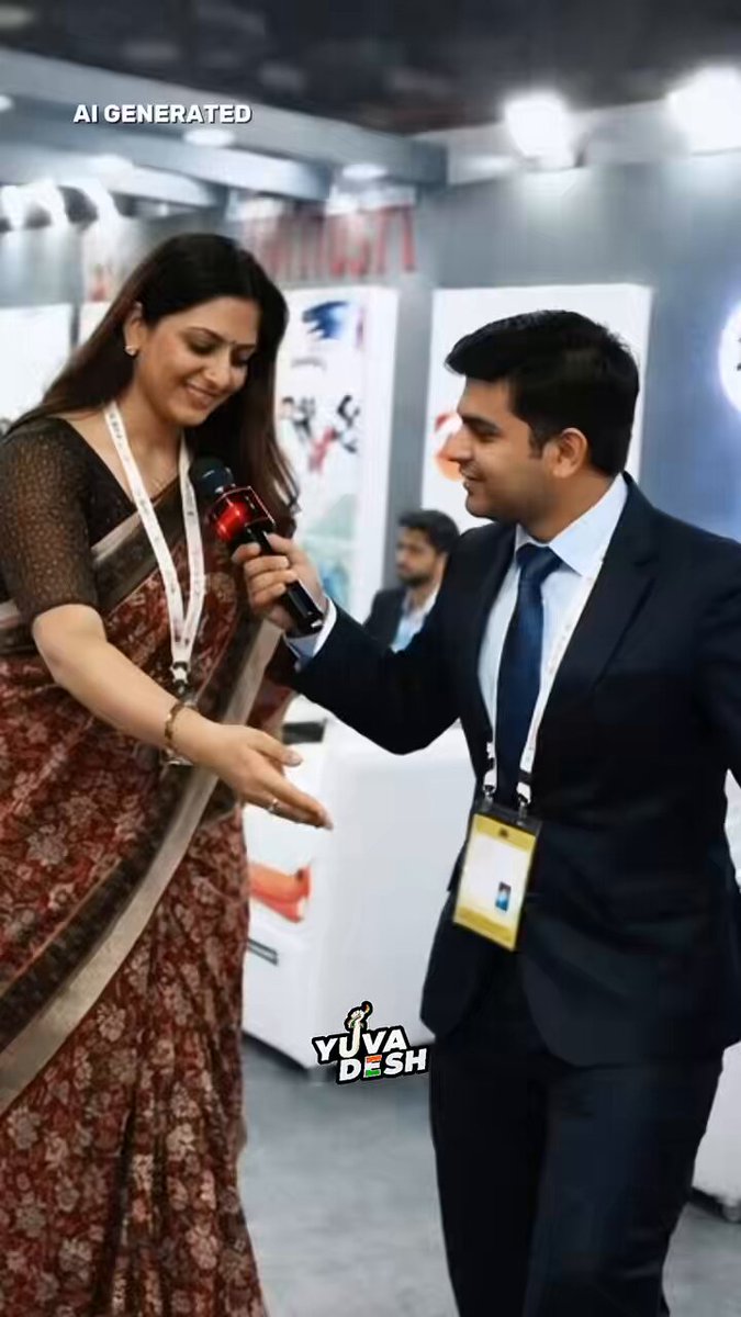 Meet Mitron Robot 🤖. The AI Puppet developed by Adani University ♾️