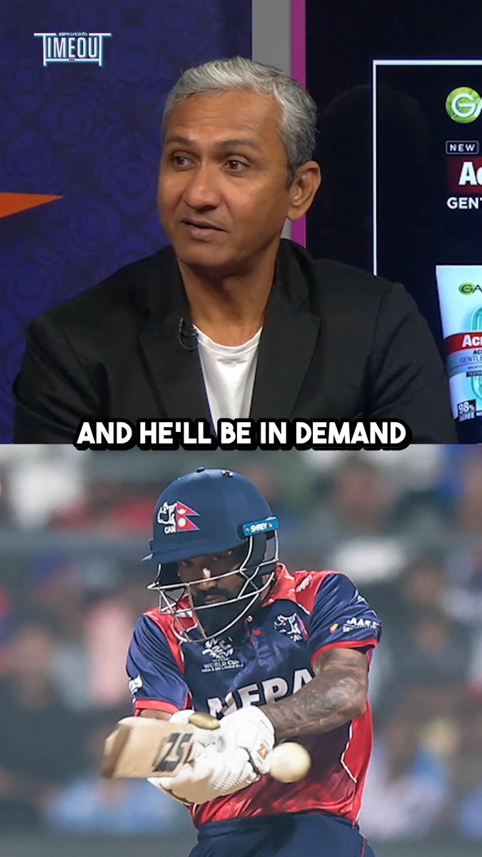 'Fascinating skills' Sanjay Bangar believes Nepal's Dipendra Airee will now be in demand in the T20 circuit 🗣️ #TimeOut