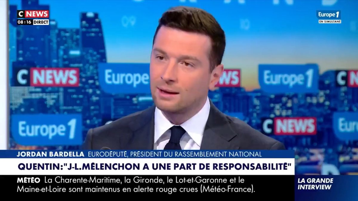 Raphaël Arnault n'a pas sa place à l'Assemblée nationale : il devrait avoir l'honneur et la décence de quitter ses fonctions, après avoir demandé pardon à la famille de Quentin.