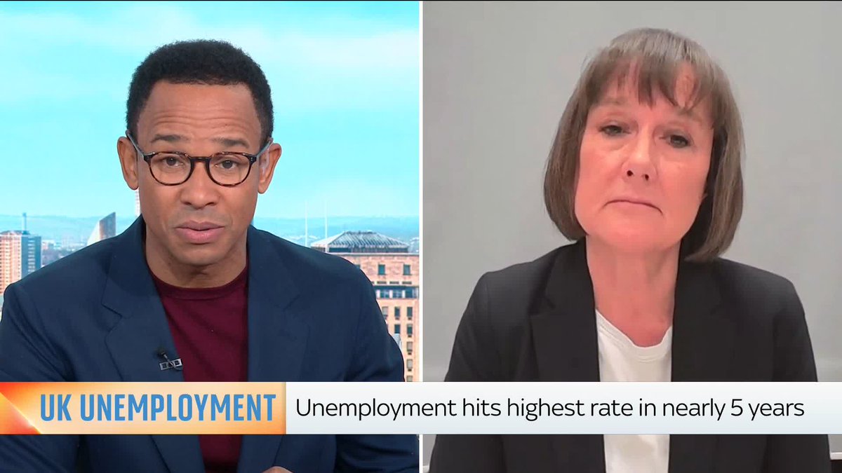 Sky's Kamali Melbourne asks Secretary of State for Wales Jo Stevens what the government is going to do about youth unemployment hitting an 11 year high ⬇️ 📺 Sky 501, Virgin 602, Freeview 233 and YouTube
